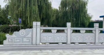 杭州 芝麻灰桥栏杆、河道栏杆安装效果