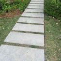 杭州 芝麻黑小区踏步、汀步石铺装效果