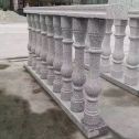 杭州 芝麻白圆形光面花瓶柱，栏杆