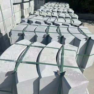 杭州 芝麻灰弧形路沿石