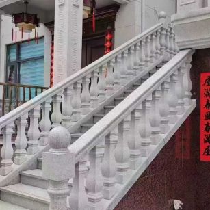 杭州 天然石材 阳台庭院护栏、栏杆