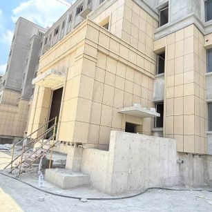 杭州 黄金麻干挂，工地实拍