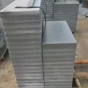 杭州 芝麻灰火烧面300*600*50地铺石材