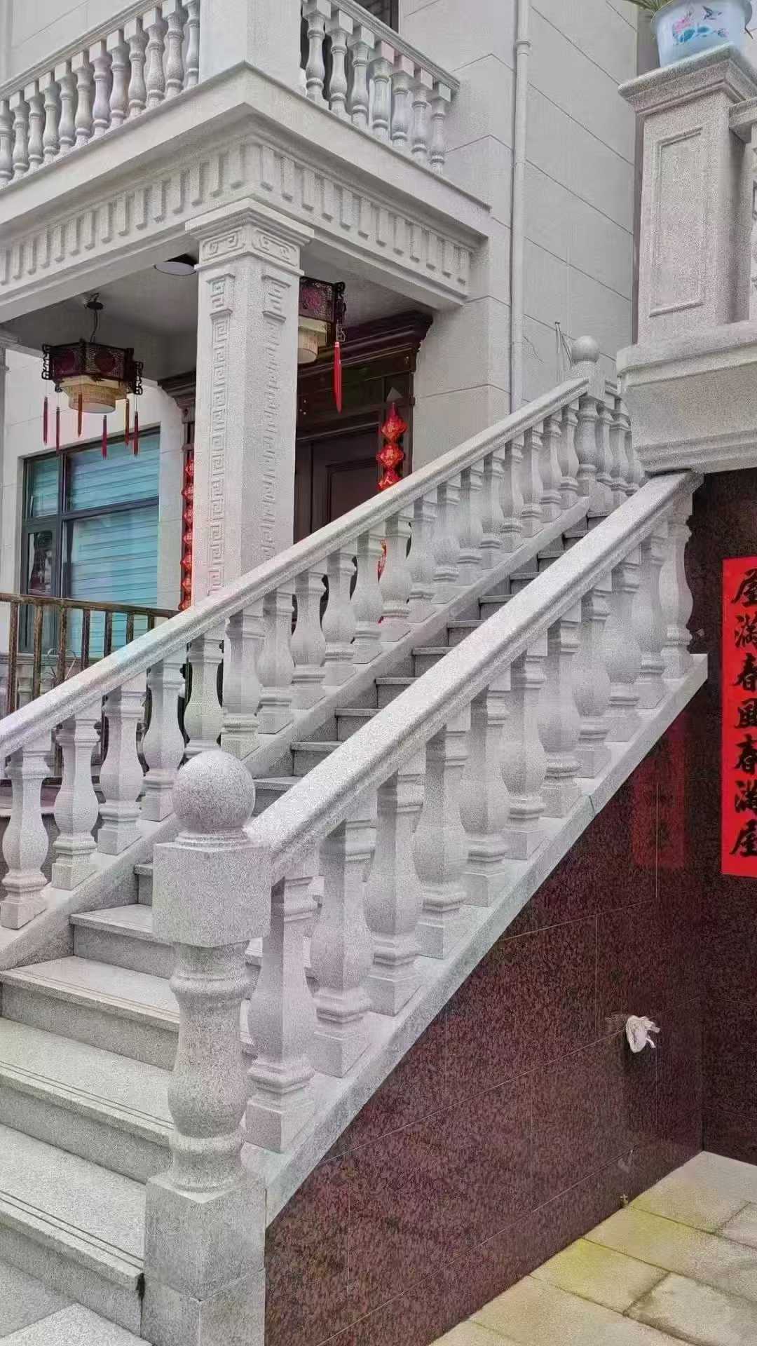 杭州 天然石材 阳台庭院护栏、栏杆