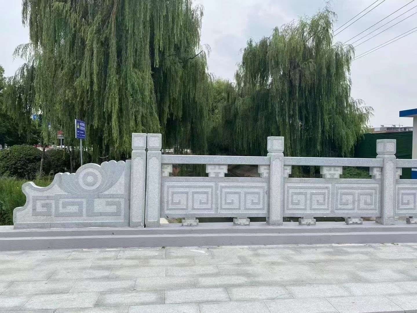 杭州 芝麻灰桥栏杆、河道栏杆安装效果