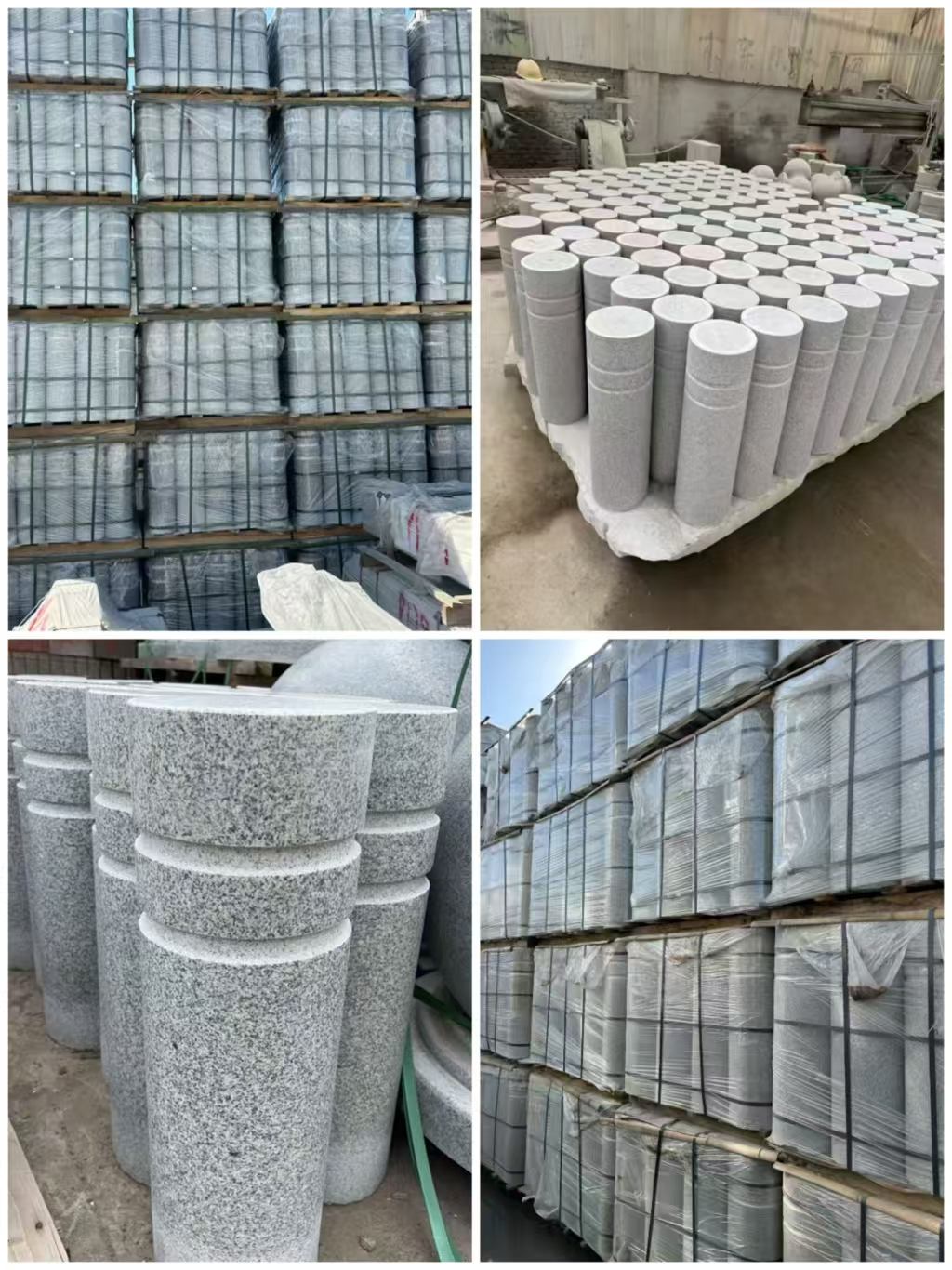 杭州 芝麻白花岗岩挡车柱、隔离柱多少钱