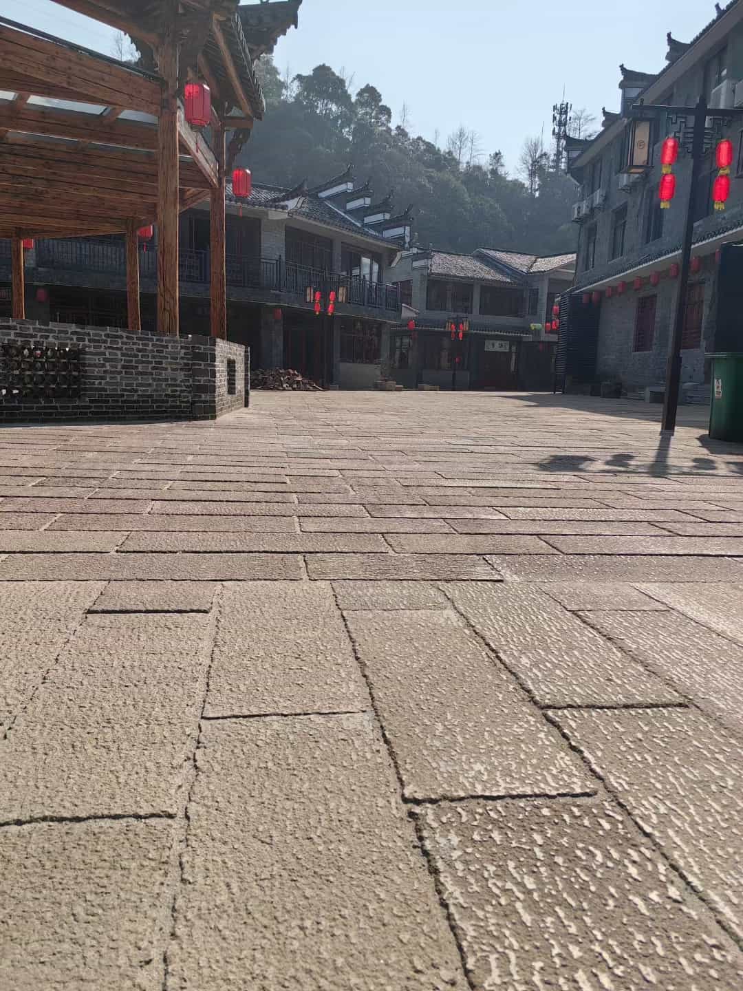 杭州仿古石铺装效果