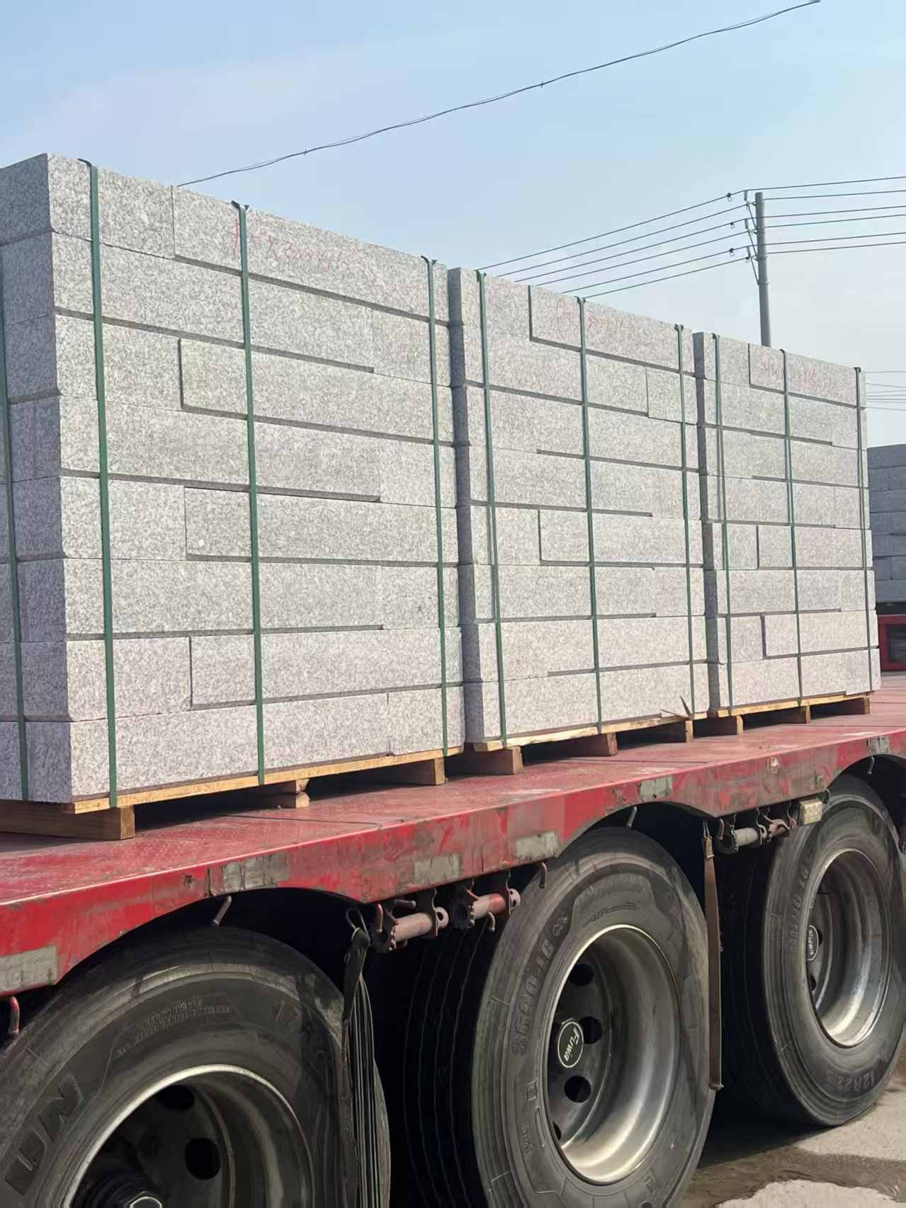 杭州 芙蓉白路沿石装车