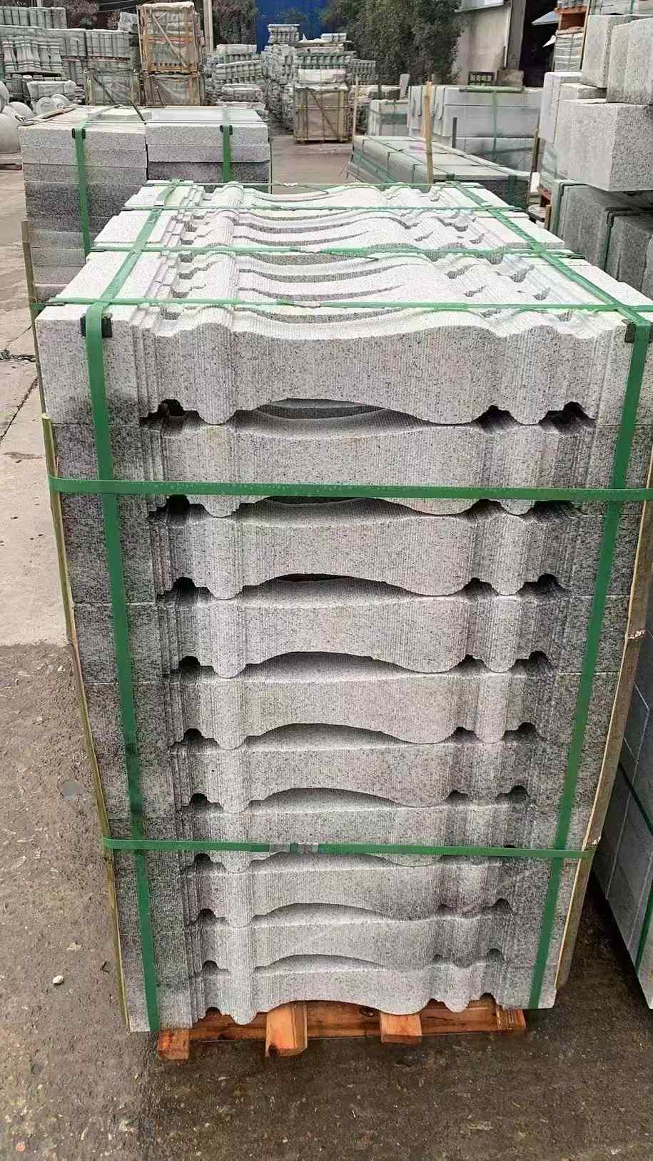 杭州 芝麻白方形拉丝面，栏杆花瓶柱