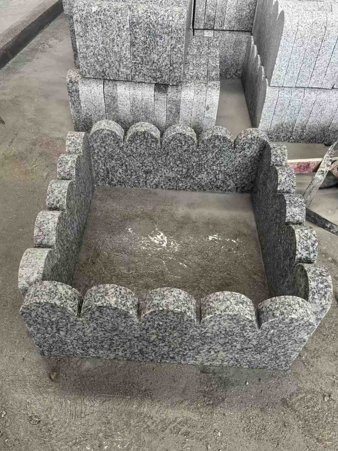 杭州 花边石、花坛围栏石、花池界石、菜园栅栏石、镶边石、波浪状界石介绍