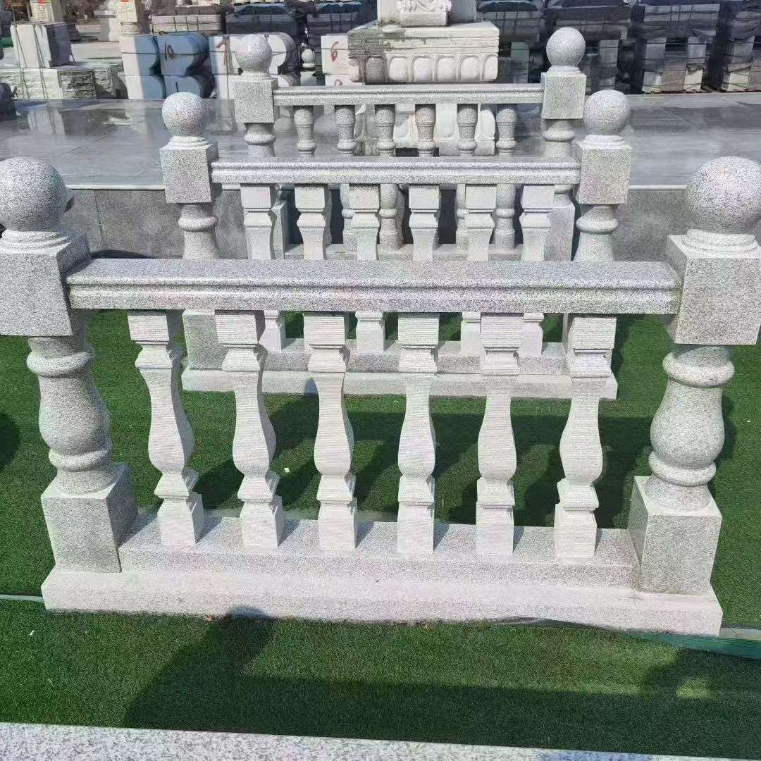 杭州 别墅石材栏杆特写