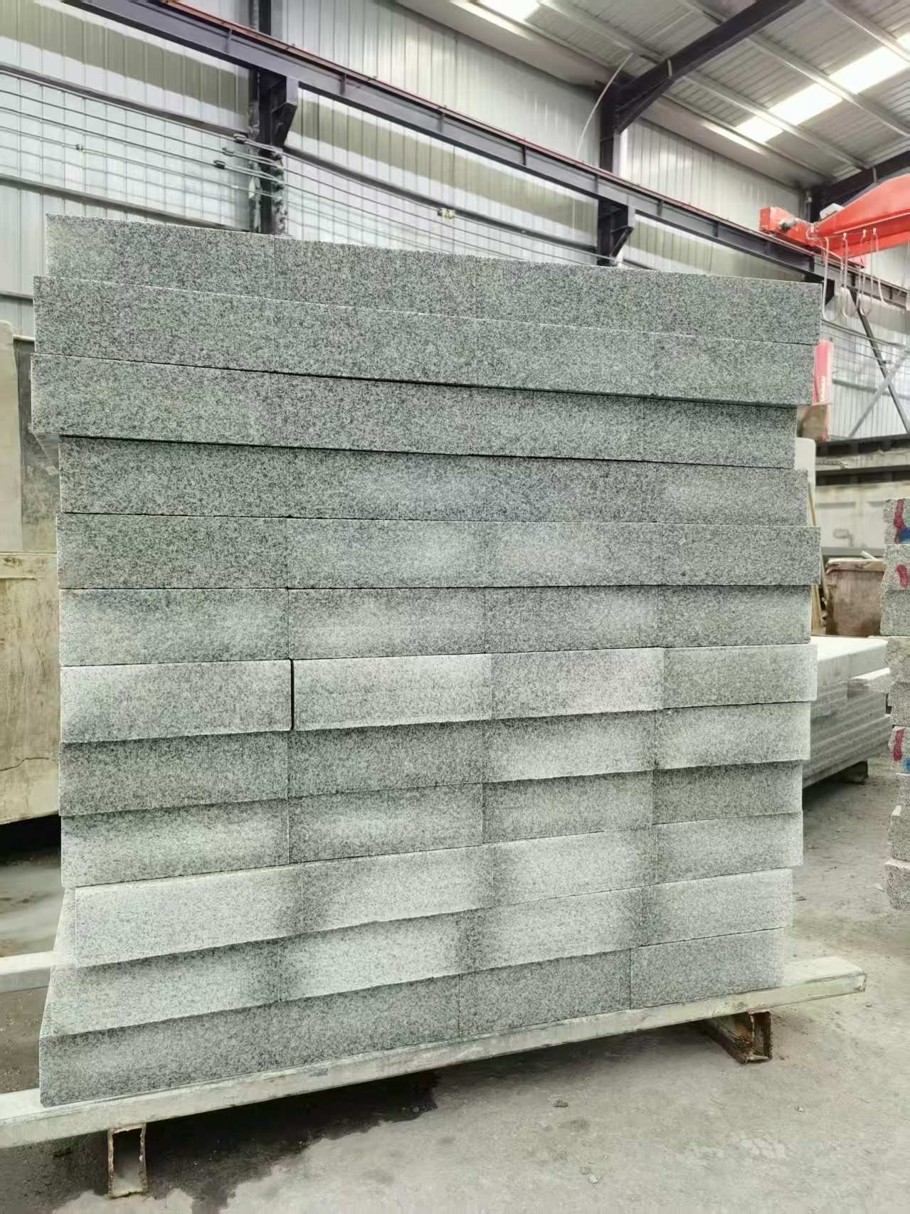 杭州 芝麻白10公分300*600广场地铺，A料定制，尺寸标准，厚薄均匀