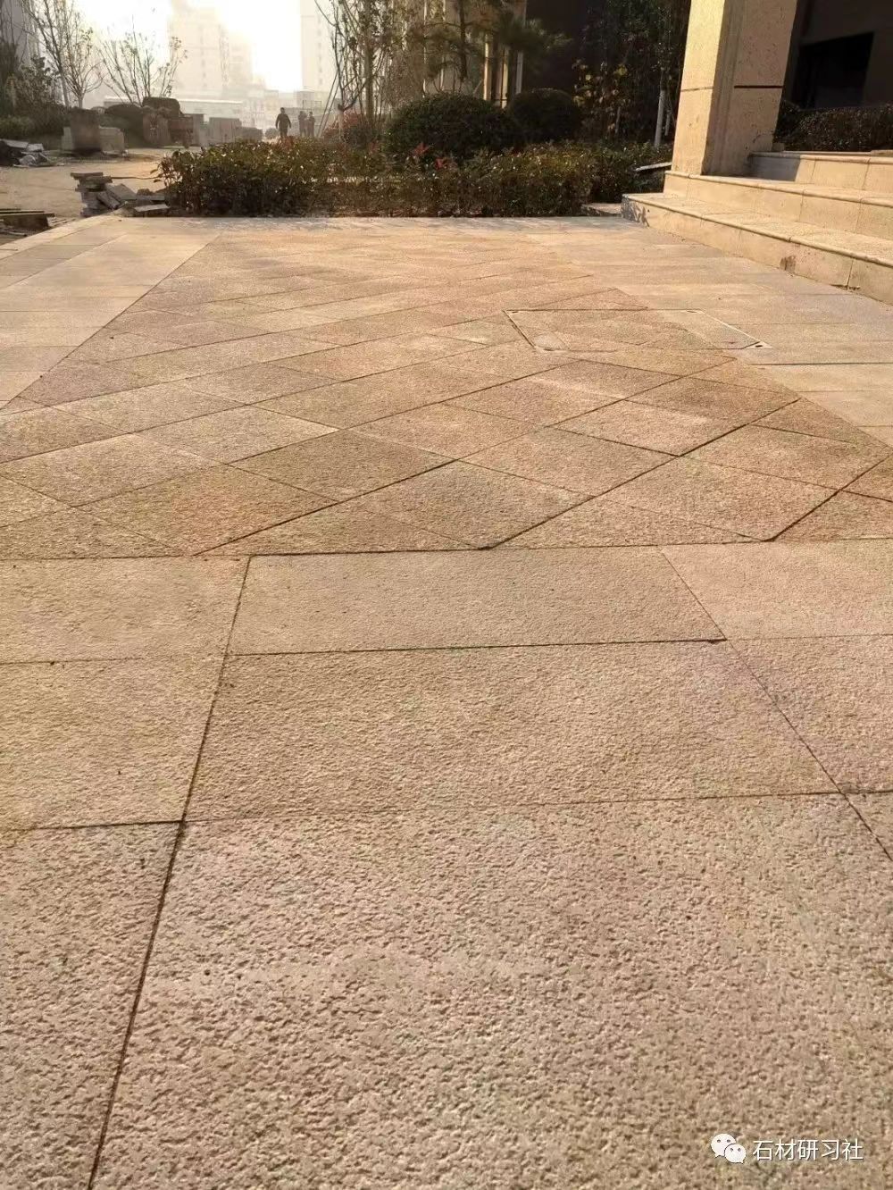 杭州黄金麻石材铺装